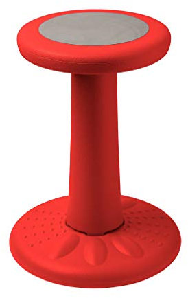 Studico active chair - beweglicher stuhl für kinder der altersgruppe 7-12 jahre - 45cm höhe - rot