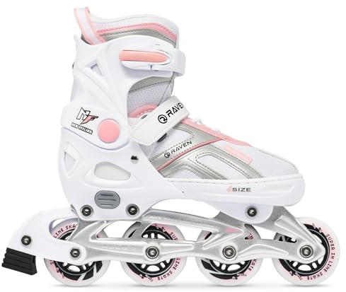 RAVEN Pulse Inline Skates Inliner für Kinder und Erwachsene OPTIONAL 2in1 mit Schlittschuhen verstellbar