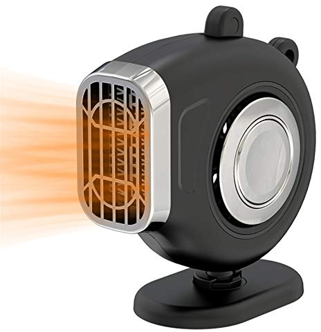 WYGC Calefactor Portátil para Coche, Calefactor de 12V y 150W, Termostato de Refrigeración para Vehículo, Descongelador de Ventanas, Calentadores Automáticos de Poco Ruido Kit de Coche de Invierno