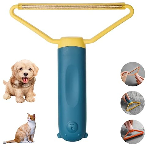 Quita Pelos Mascota: Accesorios para Perros y Gatos Removedor de Pelo. Cepillo Quitapelos y Quita Pelusas para Ropa, Sofá, Cama, Alfombras y Telas. Lint Remover. Lavable y Reutilizable