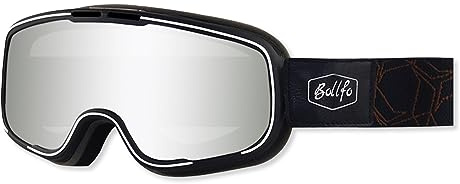 OLYSPM Motocross Brille,Motorradbrille mit Dreilagiger Schaumstoffpolsterung und Verstellbarem Kopfgurt,UV-Schutz-Linsen für Motorräder,ATVs,UTVs
