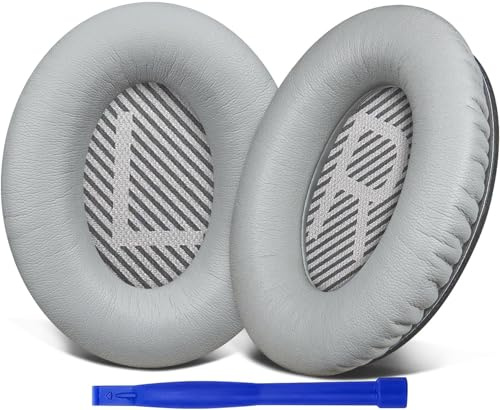 SoloWIT Coussinets pour Bose QC35 et QC35 II - Gris