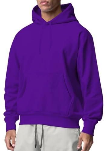 Oanviso Felpa con Cappuccio Uomo Hoodie Pullover | Sweat Shirt, Hooded, Basic, Classic, Moda, Vestibilità Regolare, Tinta Unita, con Tasca Anteriore