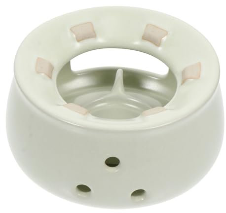 COLLBATH Teapot Warmer Base Ceramic Candle Heater for Tea Stove Tea Pot Infuser Stand