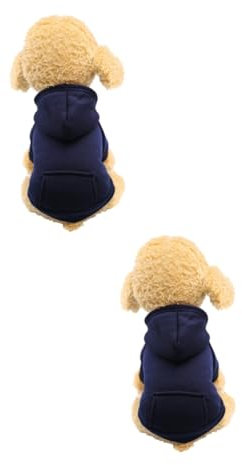 Sosoport 2stücke Pet Costume Für Hunde Warme XXL Haustierkleidung Mit Taschen Für Kaltes Wetter Für Herbst Und Winter Bequem Und Einfach Anzuziehen