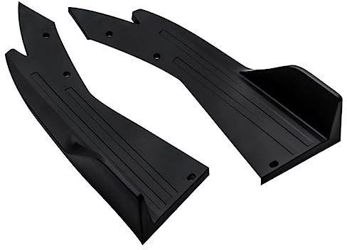 MUCKLILY 2stücke Heckstoßstangendiffusor Hecklippensplitter Autoheckschutz Stoßstangensplitter Passend Aus Hochwertigem Material Mit Vorgebohrten Löchern Einfache Montage Mit Schrauben