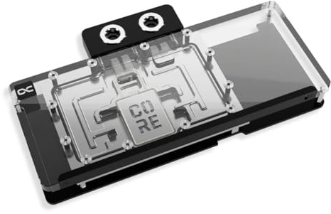Alphacool Core RX 9070 XT Mercury GPU Water Block with Backplate