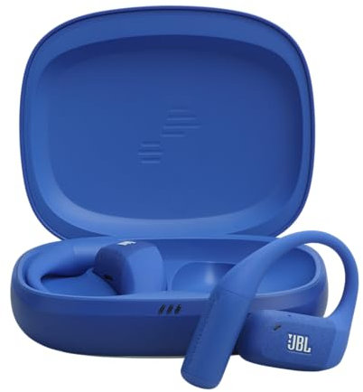 JBL Endurance Zone Cuffie Sportive Open-Ear True Wireless con Archetto Ergonomico, OpenSound, 32H Autonomia, IP68 Impermeabili, Google Finder, Compatibili con App Headphones, Blu