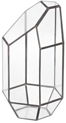 KIXZSAZ Maceta de Cristal Irregular para suculentas, Caja de terrario, contenedor para jardín, Invernadero, Maceta