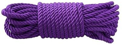 TRQOYTU 3 X 10 Metros De Cuerda De Bondage SM Bondage Set Bondage Sexo Cuerda De Algodón Bondage Cuerda Juguetes Sexuales Adecuados Para Y Parejas (negro + Morado + Rojo)