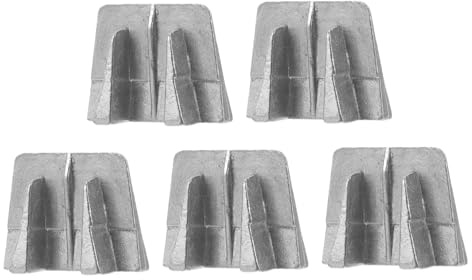 ibasenice 5pièces Cales Aluminium Robustes Pour Marteau Accessoires De Renforcement Pour Outil De Réparation Coins De Fixation Durables Pour Menuiserie Et Usage Professionnel