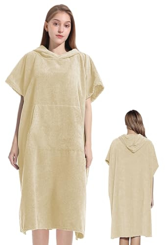 Strandponcho, badponcho, snabbtorkande badrock ombyteshandduk för män utomhusrekreation dagliga resor källor simbassäng gym camping kvinnor