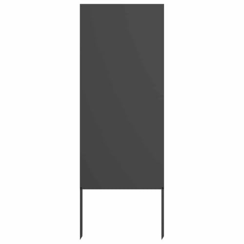 vidaXL Garten Sichtschutz-Leinwand Schwarz 50 x 140 cm