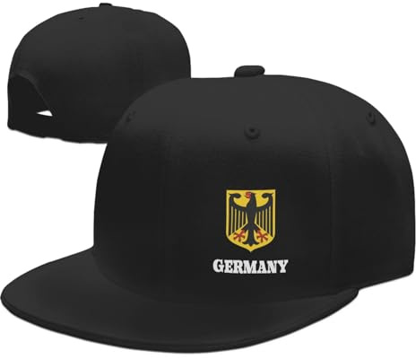 Baseballkappe Wappen Deutschland Deutsch Baseballkappe Für Herren Damen Sonnenschutz Mit Schweißband Sport Kappe, Für Herren, Golf, Laufender, 55-59cm