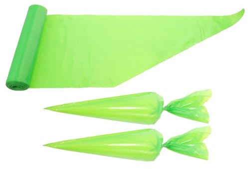 NOLITOY Bolsas Para Lechada De Azulejos y Cemento Certificadas, Bolsa Selladora Resistente De Ldpe, Práctica Para Alicatado y Albañilería, 50 Unidades Verdes, Uso Profesional y Construcción