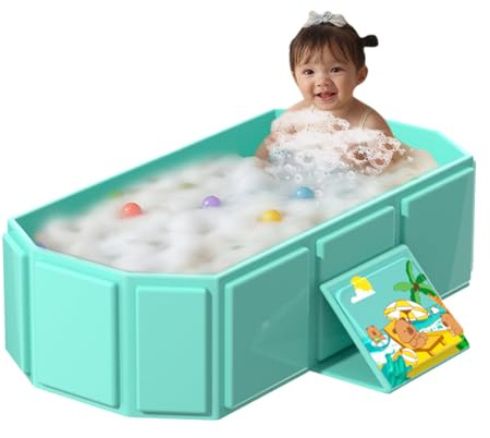 Pliable pour Bain Bébés et,Bassin d'Assise Inclinable Antidérapant Garçons Filles de 0 8 Ans Maison Crèche Maternelle