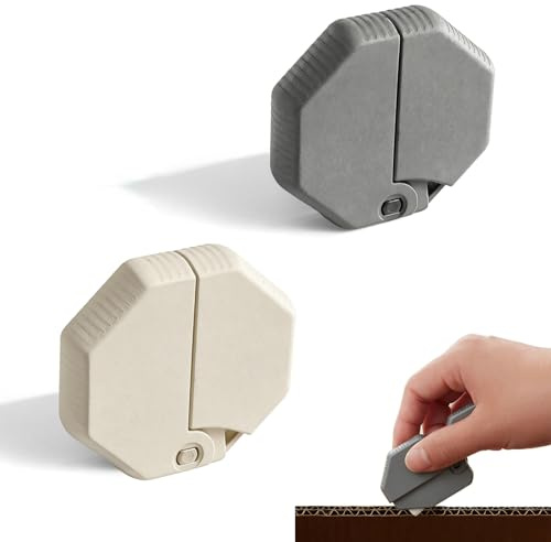 Coupe-boîte en Céramique avec Aimant intégré | Magnétique et Compact Ouvre-paquet – Lame en Céramique Durable, Anti-Rouille, Coupe Nette pour Cartons et Plastiques