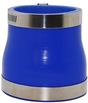 Manicotto Aspirazione Aria Tubo Flessibile Universale In Silicone Dritto Connettore Grande-piccolo, Raccordo Tubo Aspirazione Turbo Intercooler Per Auto Blu Multi-misura(70MM-76MM)