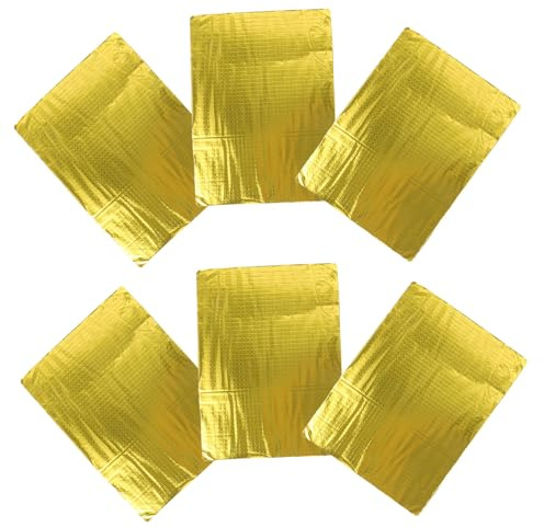 SHERCHPRY 10pcs Sound Deadening Mat for Cars with Noise Reduction and Heat Insulation, Self-Adhesive Aluminum Foil Material for Auto Soundproofing and Heat Shielding Applications