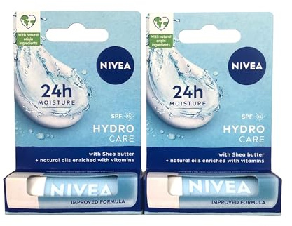 Nivea Lip Hydro Pflege - Packung mit 2