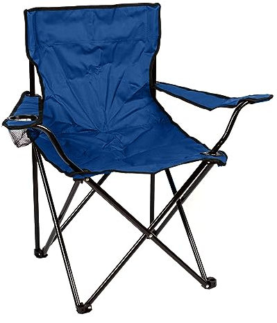 Redwood Leisure BB-FC102B Canvas Chair with Arms - Blue