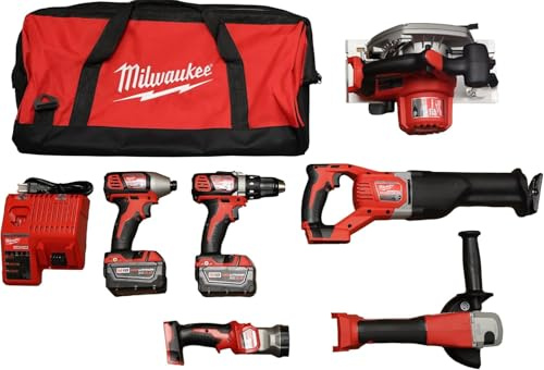 Milwaukee M18 18-Volt Lithium-Ion Cordless 6-Tool Combo Kit