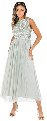 Maya Deluxe Damen Bridesmaid Dress
