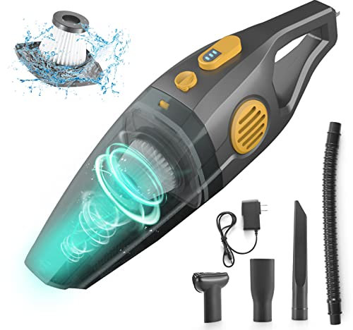 通用 AEWHALE Handheld Vacuum Cordless, Hand Vacuum 8000PA-10000PA High Power, Portable Home & Car Mini Vacuum with Rechargeable Battery, Wet/Dry Vacuum Cleaner with Power Display
