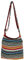 Sunsa Damen Umhängetasche. Hobo Tasche aus gewebter Baumwolle mit verstellbare Henkel. Crossbody Schultertasche mit Streifen Design. Geschenkideen für Frauen/Mädchen (Bunt)