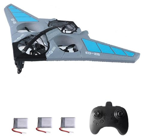 Goolsky RC Flugzeug aus Schaumstoff, 2,4 GHz, ferngesteuert, 360° Drehung für Kinder