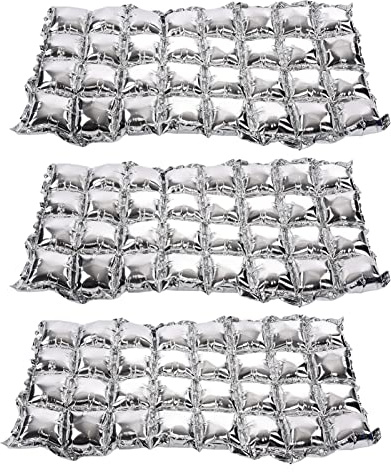 3PCS Chrome Plated Flat Foil Balloons Wall Tunnel Arch for Party Decoration Graduation Anniversary Birthday Engagement Party Decoration (Silver)