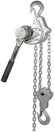 DIKAMAN Handwinde, Bootsanhängerwinde, Manuelle Kettenzugwinde mit 1,5 Tonnen Aluminiumhebel für Anhänger ATV UTV Boot(0.75T-3M)