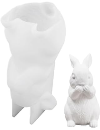 Ostern Kaninchen Silikonform Hasen Silikonformen Gießformen Osterhase Silikonform Gipsguss Form Silikon Hasen Bastelform Für Kuchen Und Fondant Basteln
