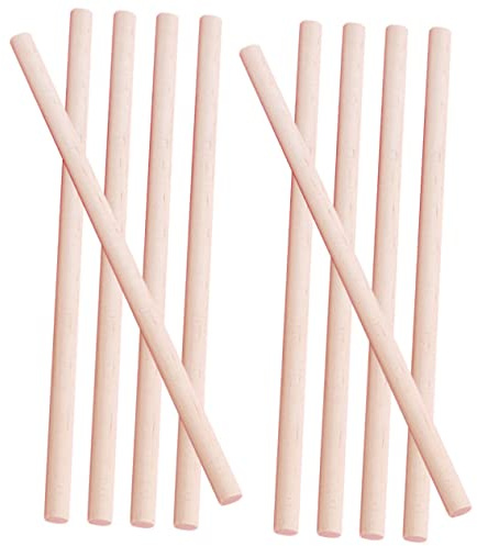 Yardwe 20 Stück Holz Rhythmus Sticks für Musikinstrumente für Musikunterricht für Drinnen und Draußen Fördert Rhythmusgefühl und Koordination