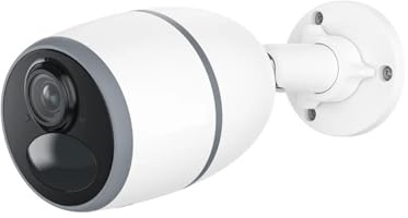KVBRUI Telecamera Solare 4G Sim, Telecamera di Rete a Batteria da 4 MP, videosorveglianza IP, Telecamera di Sicurezza con rilevamento di Persone in Auto LTE(EU Plug,4MP Cam)