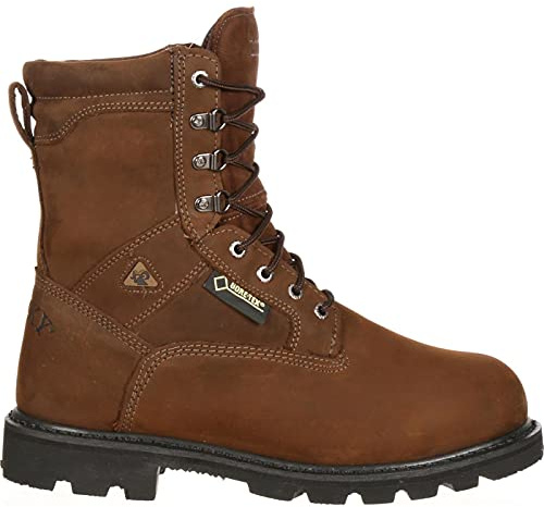 ROCKY Ranger Steel Toe GORE-TEX® Waterproof 600G Insulated Work Boot, Brown, Size 11(ME)