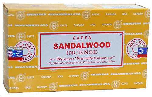 Sándalo – 180 g – Varillas de Incienso Satya Sandalwood