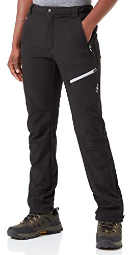 CMP - Pantalone da uomo, Nero, 52