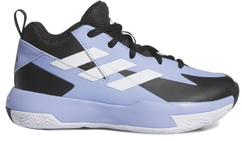 Adidas Unisex - Bambini Cross Em Up Select Mid Trainers Kids, Blue Spark/Core Black/Cloud White, 29 EU