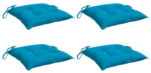 vidaXL Palettenkissen 4 STK. Hellblau 50x50x7 cm Oxford-Gewebe