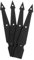 Quincaillerie Décorative en Acier au Carbone pour Porte de Grange - 4 Charnières Noires Élégantes Accessoires Pratiques pour Décoration Intérieure et Protection des Portes Bois