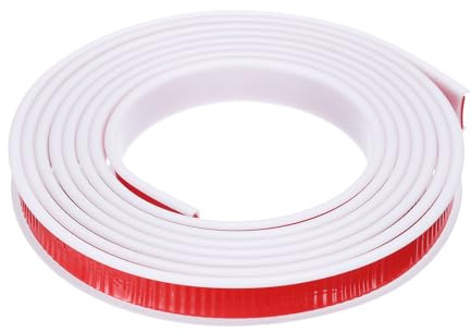 sourcing map Bordo autoadesivo a forma di U, 3 m x 20 mm in TPE, bordo impiallacciato in compensato, protezione flessibile per mobili, piani di lavoro, armadi, scaffali, riparazione e restauro