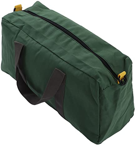 Goshyda Handverktygsväska Vattentät Heavy Duty Stor Kapacitet Bred Mun Canvas Bärbar Verktygsväska för Snickerielektriker (20 tum)
