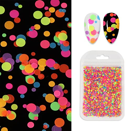Runde Nägel Kunst Pailletten Schillernde Nägel Glitzerflocken Nagelkunst Dekoration Make Up Französisches Maniküre Zubehör
