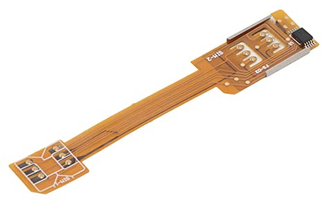 QANYEGN SIM-Karten-Extender, männlich auf weiblich, SIM-Karten-Erweiterung, Adapter SMI auf Standard-SIM-Karte, weicher, Flacher FPC-Kabel-Extender-Adapter für alle Mobiltelefone