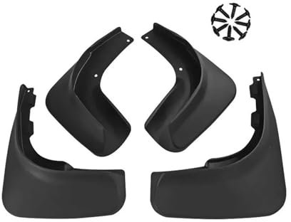 AJOHBM Kotflügel 4 Stück Auto-Schmutzfänger-Kotflügel Für VW Für Golf 6 Mk6 Schrägheck 2009 2010 2011 2012 2013 Zubehör Spritzschutz