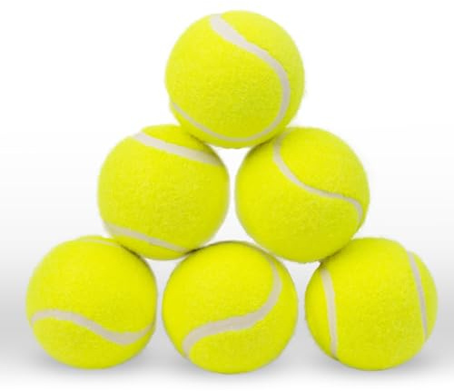 Pet Prime Hund Tennisball Spielzeug 6x5cmTennisbällen für Automatischer Ballwerfer für Große Hunde interaktive Haustier Bälle für Übung Training Spielen Fetch (5cm-Bälle)