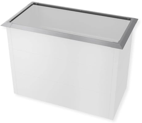 Metzler Schneckenschutz für Hochbeete mit den Maßen 100 x 50 x 77 cm | Graualuminium, maßgenau, witterungsbeständig, ohne Bohren, umweltfreundlich