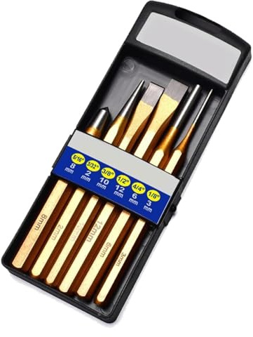 BYINGS Scalpello in acciaio, scalpello in lega di acciaio al cromo vanadio, scalpello for cemento squisito, scalpello piatto, scalpello in ferro, scalpello for cemento