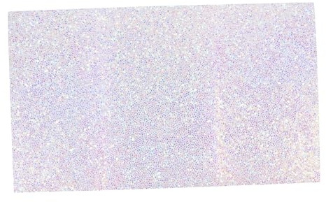 NOLITOY Coussinet à Ongles Diamanté Transparent Blanc Ab Tapis de Table Paillettes pour Salon de Manucure Nail Art Décoratif Repose-main Pratique